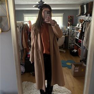 Vintage Wool Long Coat